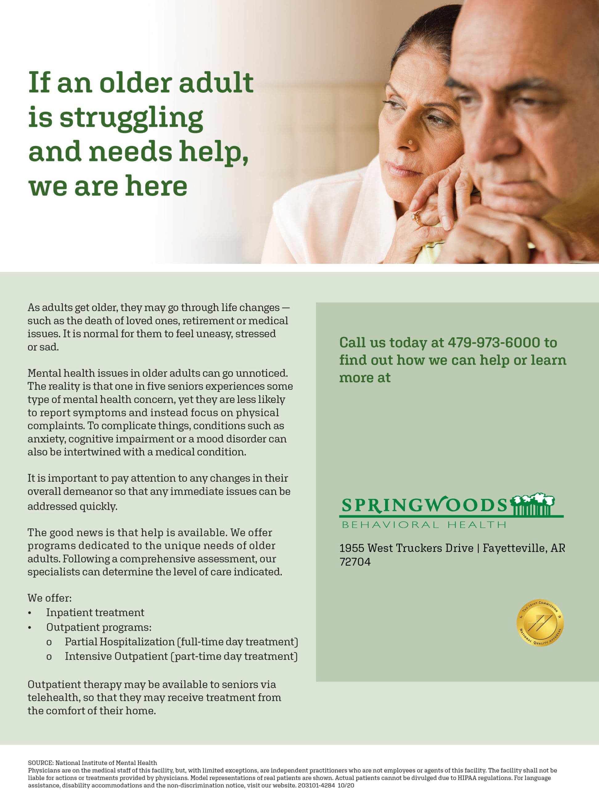 Geriatric Psych Flyer - Senior Care Resources